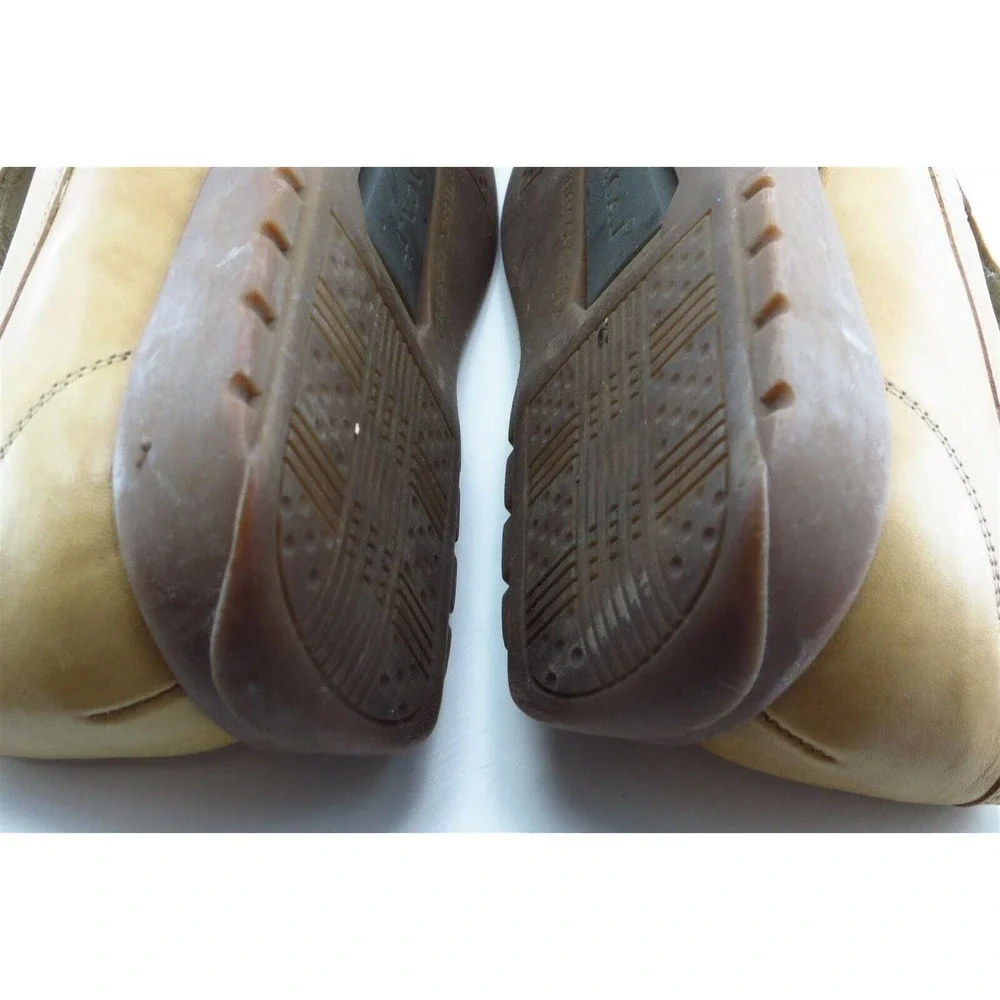 ecoflex by Lacal Shoes Sz 41‎ M Square Toe Brown Loafer Leather Men